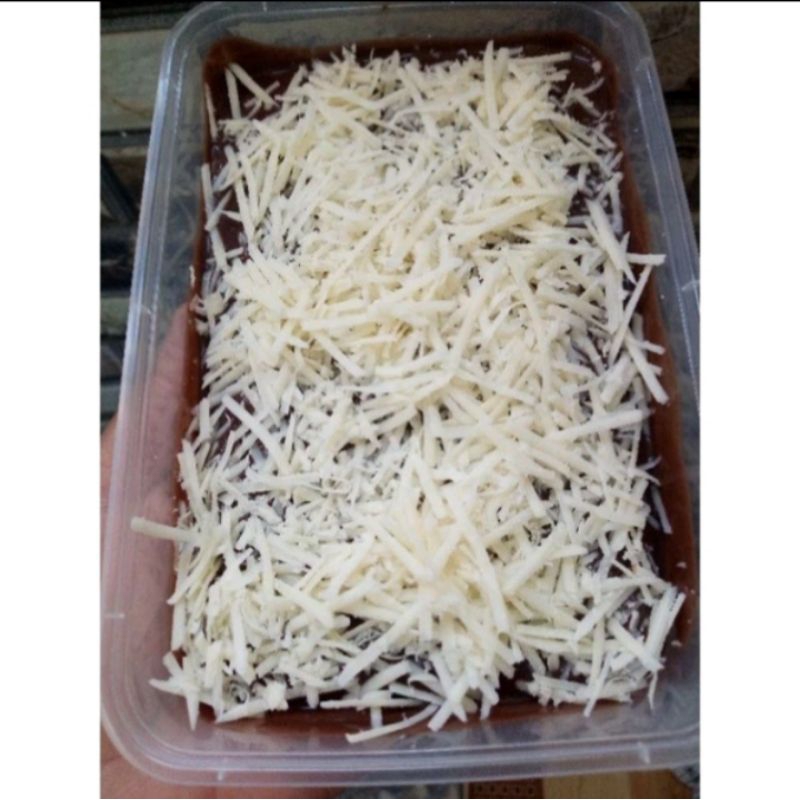 

Keripik pisang coklat toping keju