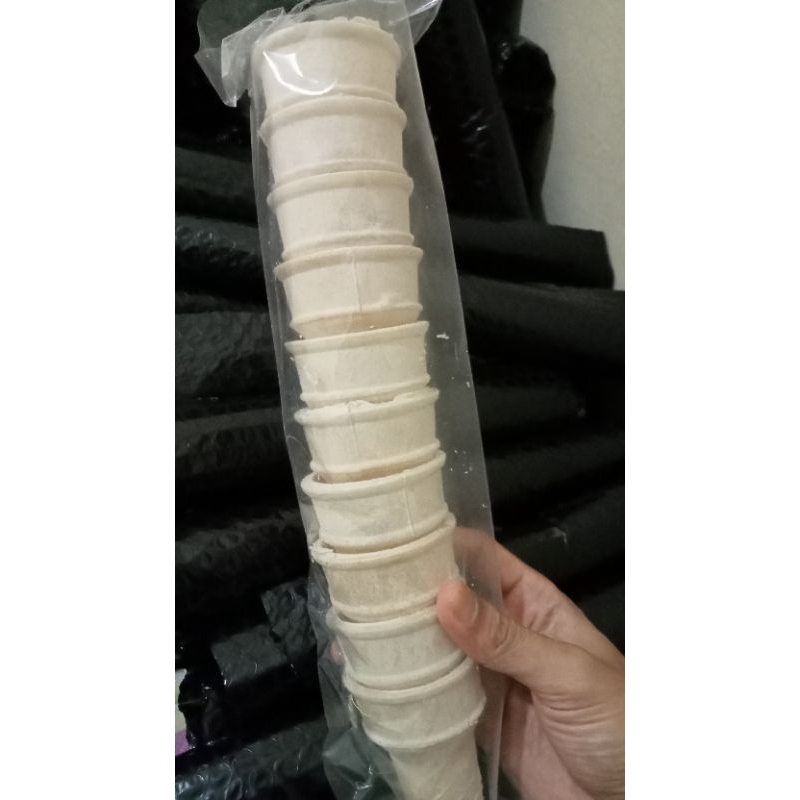 

cone ice cream McD Datar 5,5 cm 1 pack isi 10 pcs