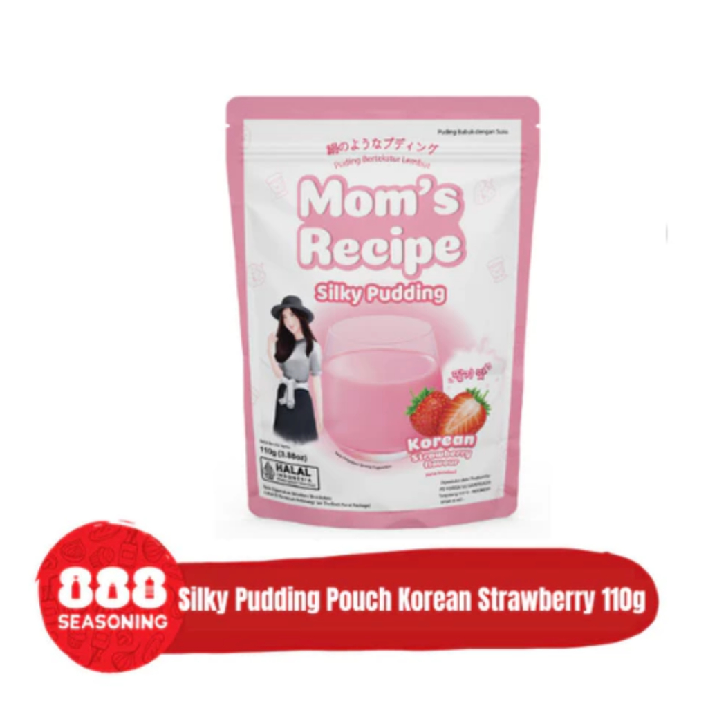 

SILKY PUDDING POUCH KOREAN STRAWBERRY FLAVOUR FORISA MOM'S RECIPE 110g