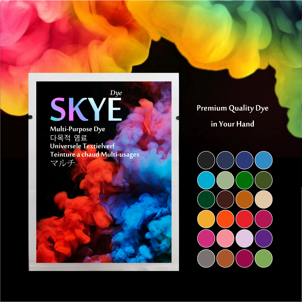 Pewarna Pakaian - Celup Baju dan Kain Textile - Tie Dye
