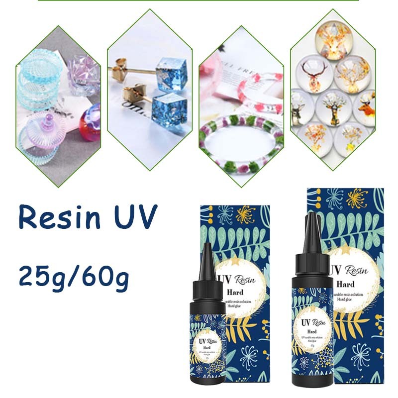 

25/60g Resin Uv Bening Epoxy Resin Resin Uv Hard Diy Resin Epoxy Resin Resin Uv Hard Asisst