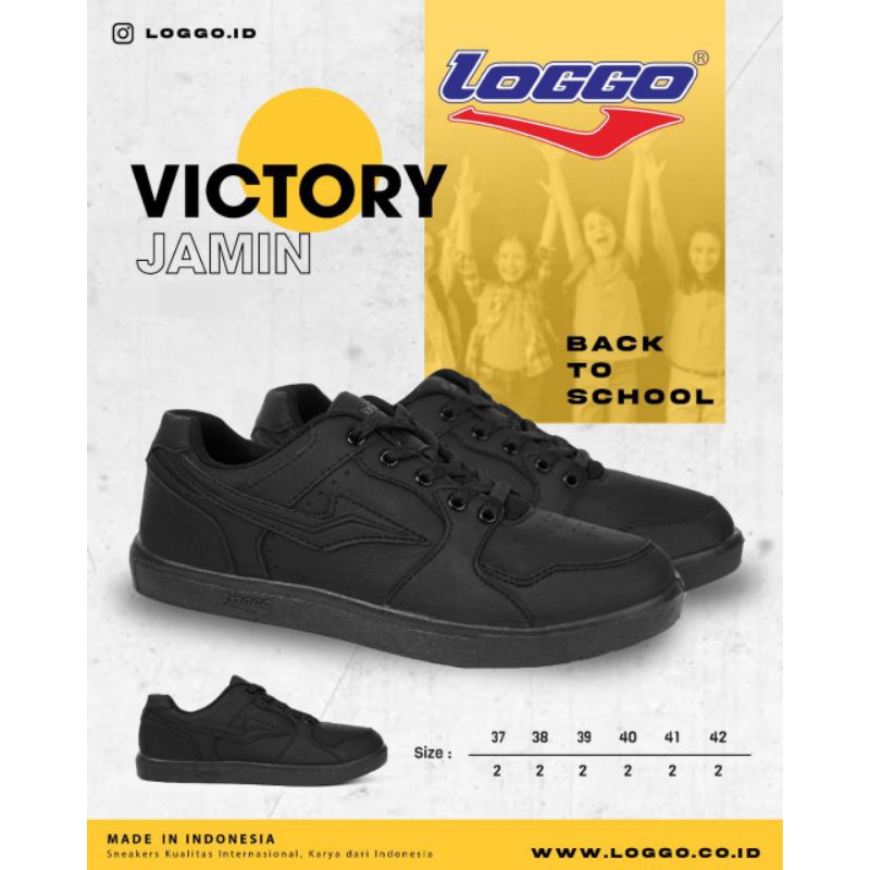 Sepatu sekolah anak Loggo