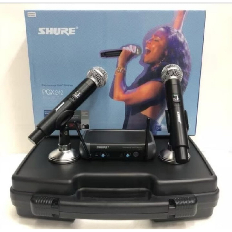 MIC WIRELESS SH PGX242 PGX 242 FREE KOPER HANDHELD
