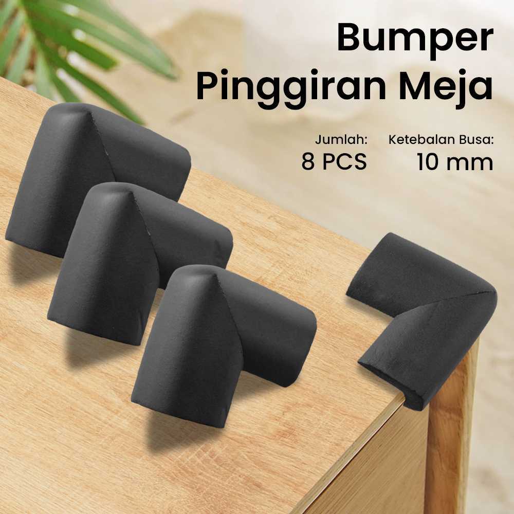 Lovyno Bumper Pinggiran Meja Baby Safety Table Edge Corner Guard 8 Pcs Deral Premium