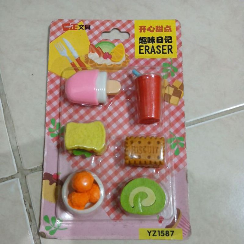

Penghapus fancy dimsum eraser hapusan karakter lucu