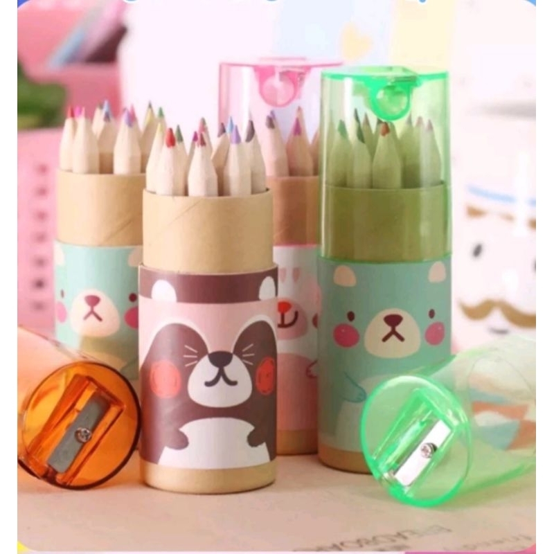 

Pensil Warna Dan Peraut Pensil Warna Set 12 Warna