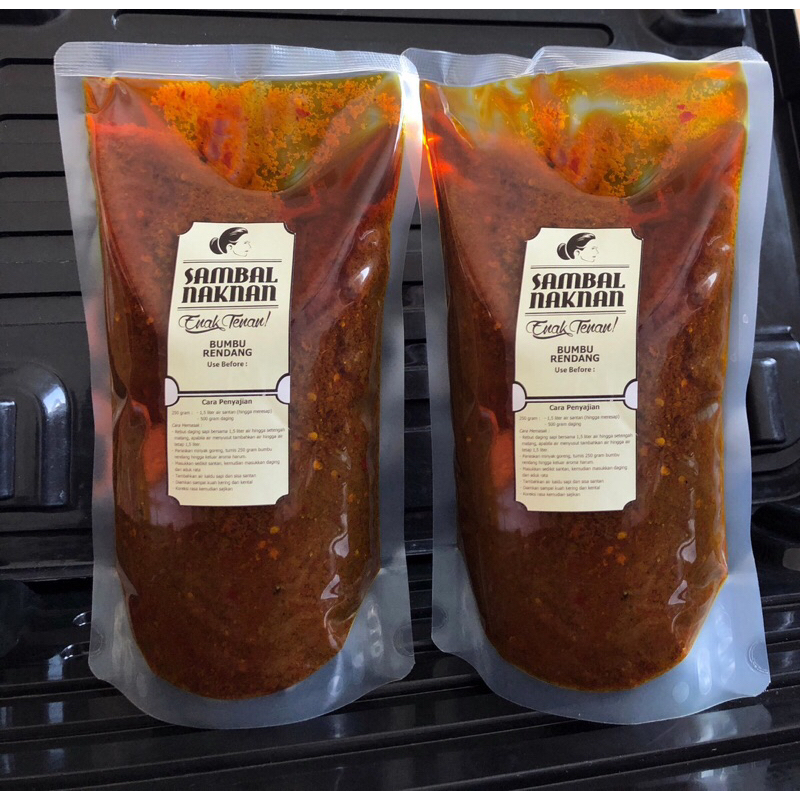 

BUMBU RENDANG BY NAKNAN KEMASAN POUCH 500 GRAM & 1000 GRAM