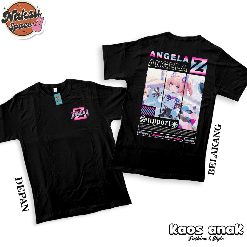 KAOS ANAK - KAOS STREETWEAR MOBILE LEGENDS SKIN ANGELA ASPIRANTS BAJU DISTRO COMBED 30S