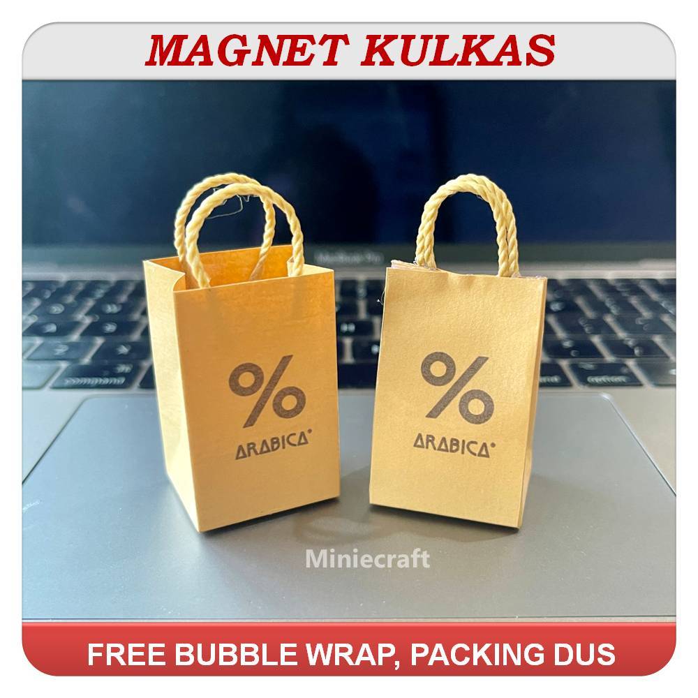 MAGNET TEMPELAN KULKAS MINIATUR PRODUK SH*P B*G KOPI ARABICA