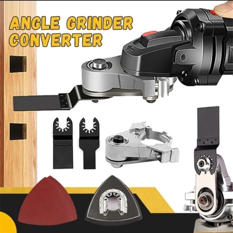Adapter Oskilasi Set Oscilating Tool Set Mesin Gerinda Tangan Mesin Adaptor Oskilasi