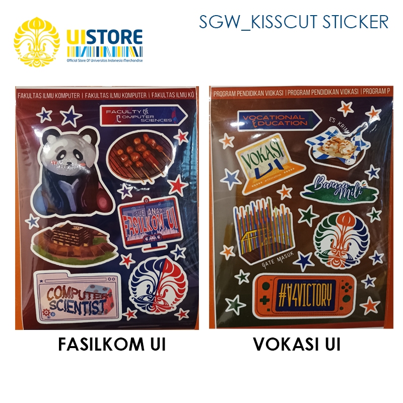 

Kisscut Sticker Fakultas UI (SGW) | Official Merchandise of Universitas Indonesia