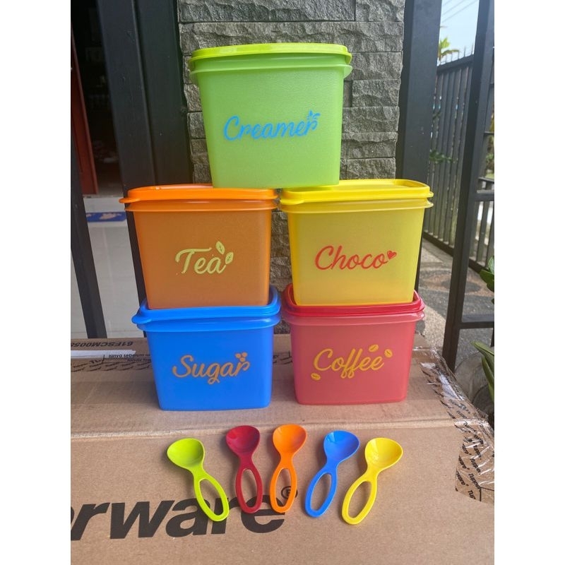 Shelf saver tempat gula kopi Tupperware