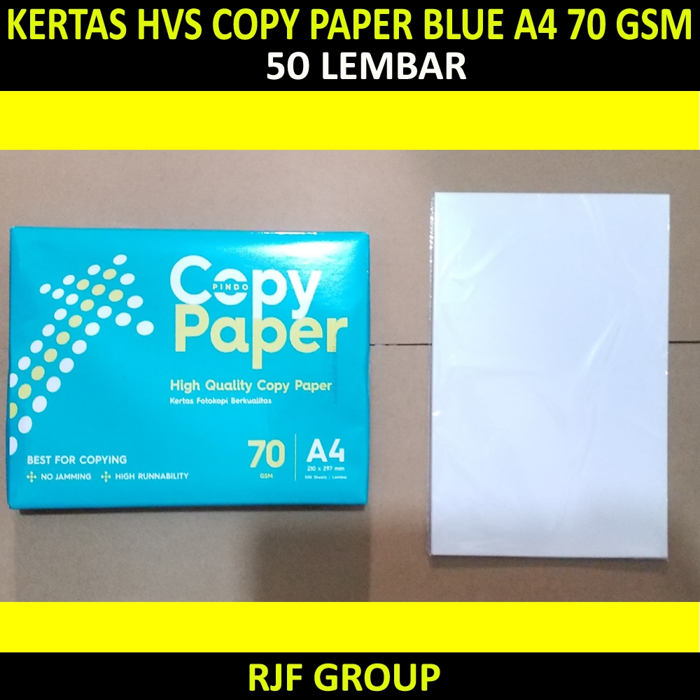 

KERTAS HVS COPY PAPER BLUE A4 70 GSM 50 LEMBAR