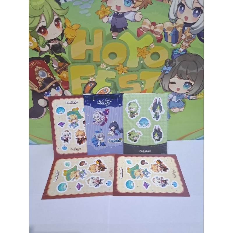 

Stiker Genshin, HI3 Hoyofest 2023, Stiker Reuni Kebahagiaan Genshin