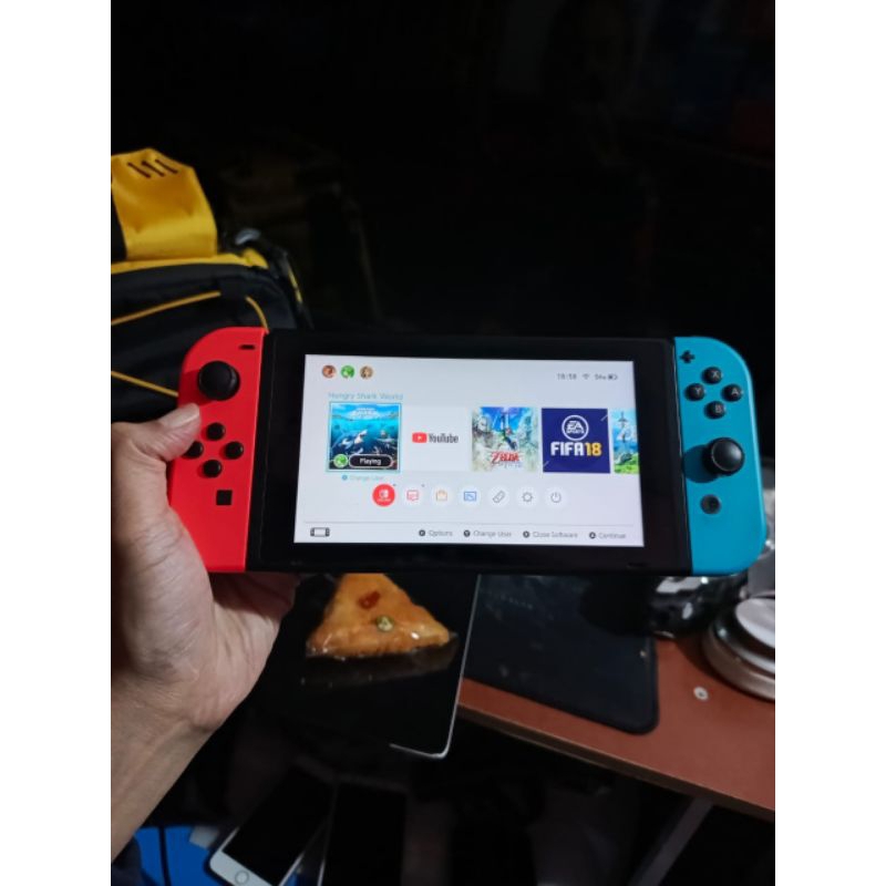 jual Nintendo Switch v2 batangan-pernah dipakai