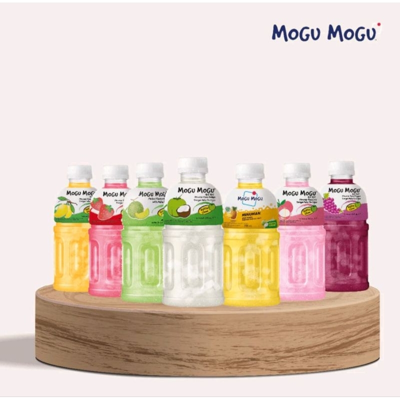 

MOGU MOGU MINUMAN RASA BUAH DENGAN NATA DE COCO 320ML