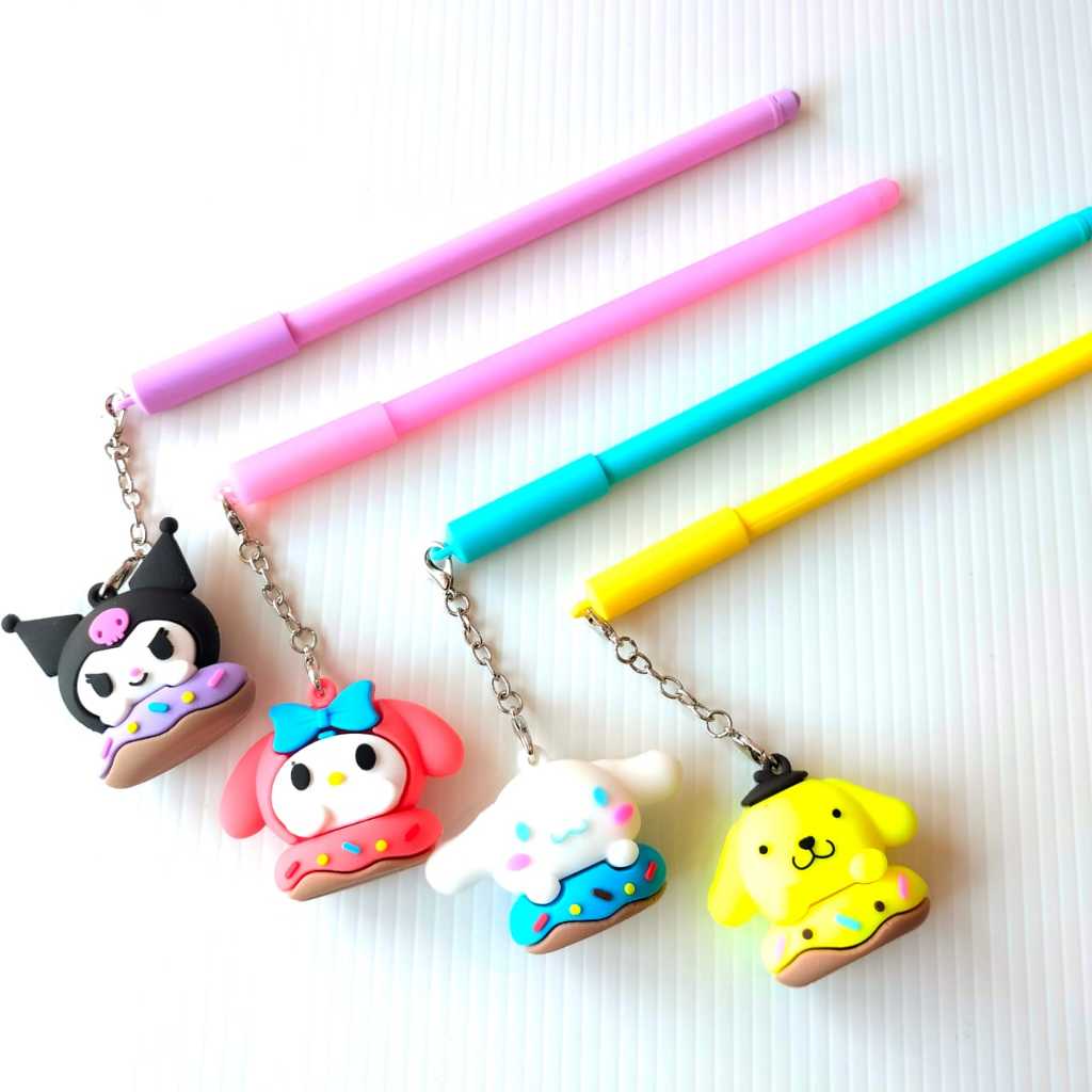 

Pulpen Gel Karrakter Sanrio+Gantungan/Bolpen Lucu Murah
