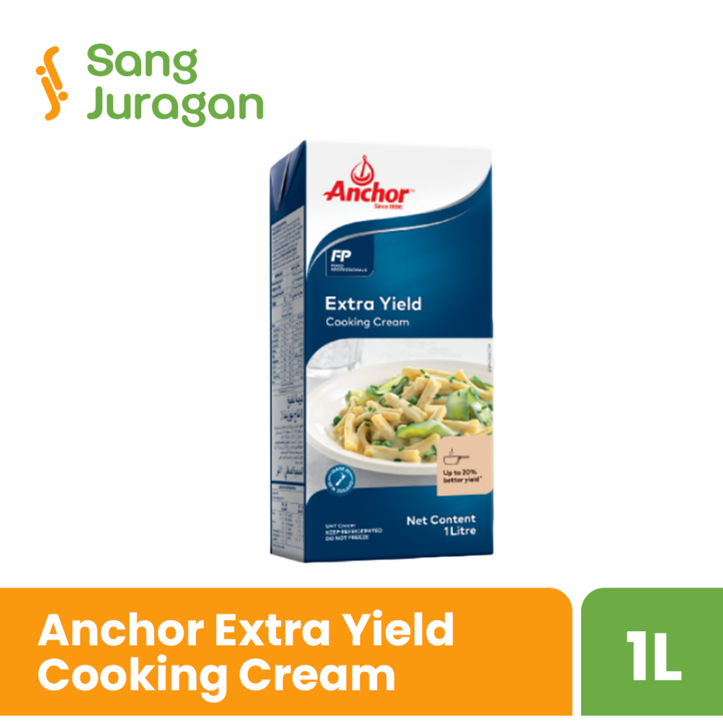 

Anchor Cooking Cream Extra Yield 1 Liter / Krim Masak