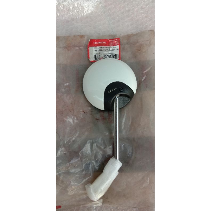 spion mirror spion kanan putih Honda Scoopy karbu Scoopy lama original AHM nos