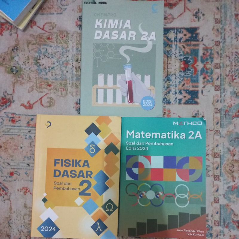 [PRELOVED] BUKU TPB ITB MATHCO 2A PHIWIKI 2 CHEMPRO 2A 2024 LATSOL