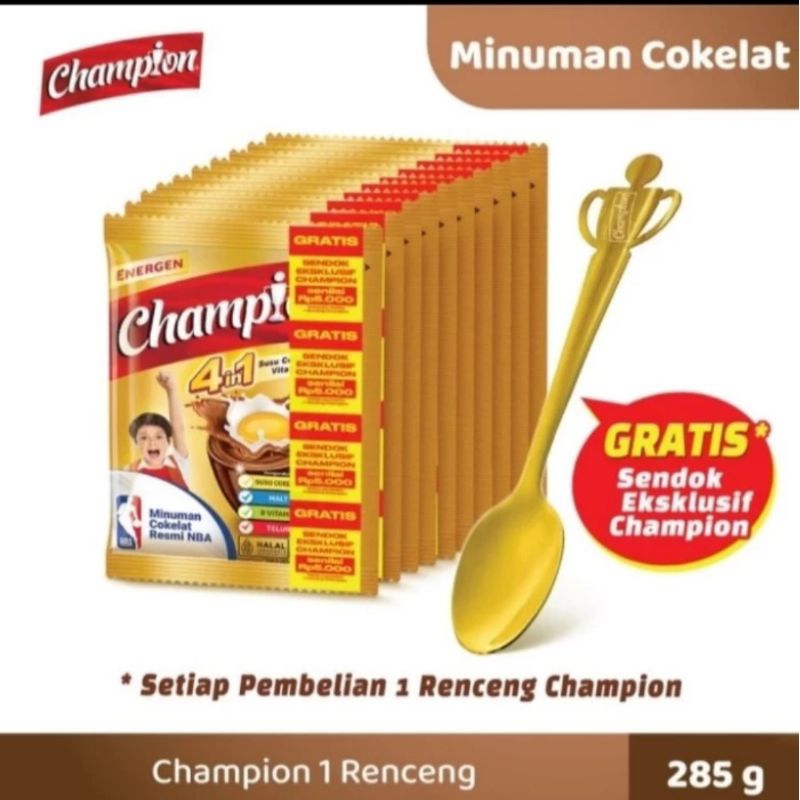 

1 rcg Mayora energen champion 10+1 sachet