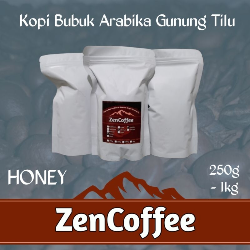 

Kopi Arabika Honey Bubuk Medium Gunung Tilu Pangalengan murni 100%