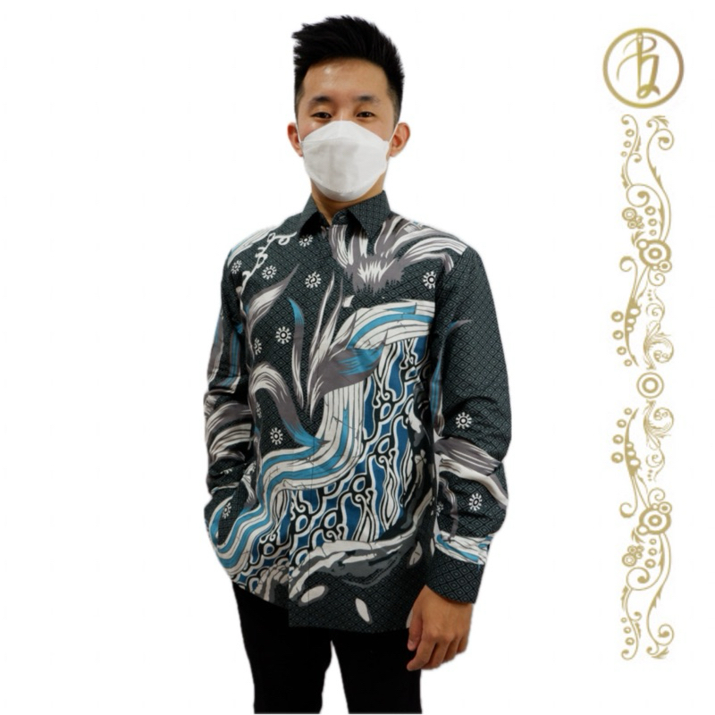 [NEW ARRIVAL] Baju batik pria motif abstrak | Batik katun abstrak | Batik katun formal | Batik katun