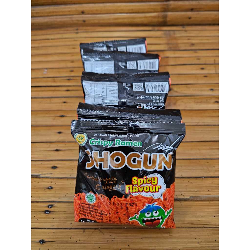 

shogun mie kremez spicy flavor 1 renceng isi 10