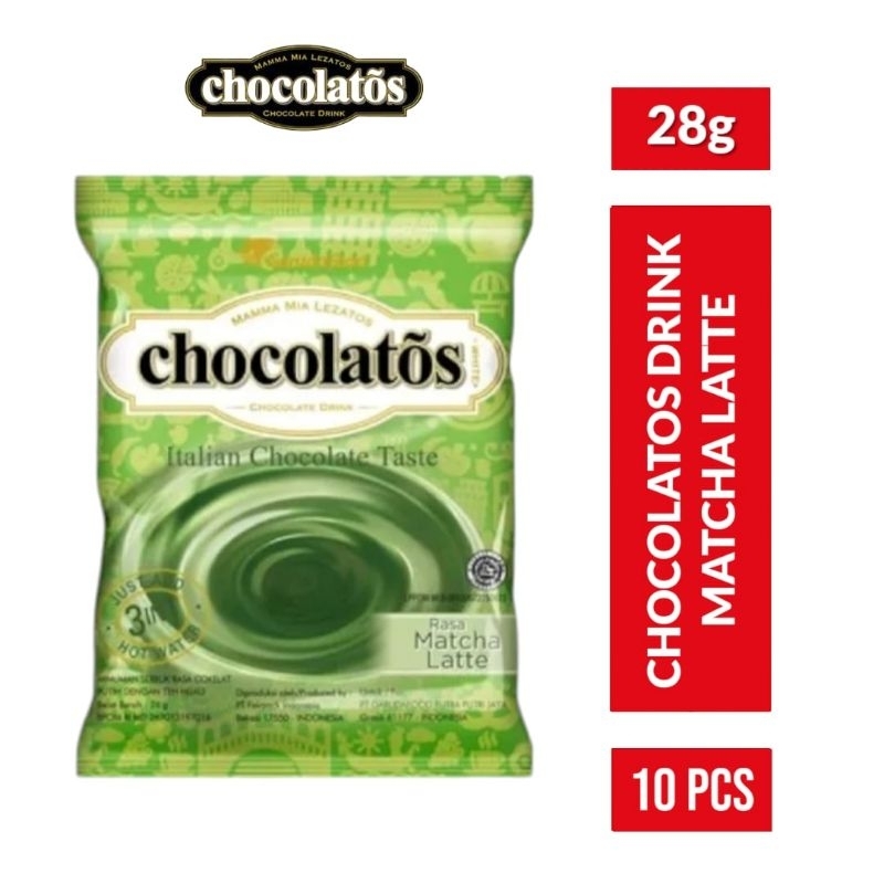 

CHOCOLATOS Drink Matcha Latte 10x28gr / Chocolatos Drink Matcha Renceng 10 pcs