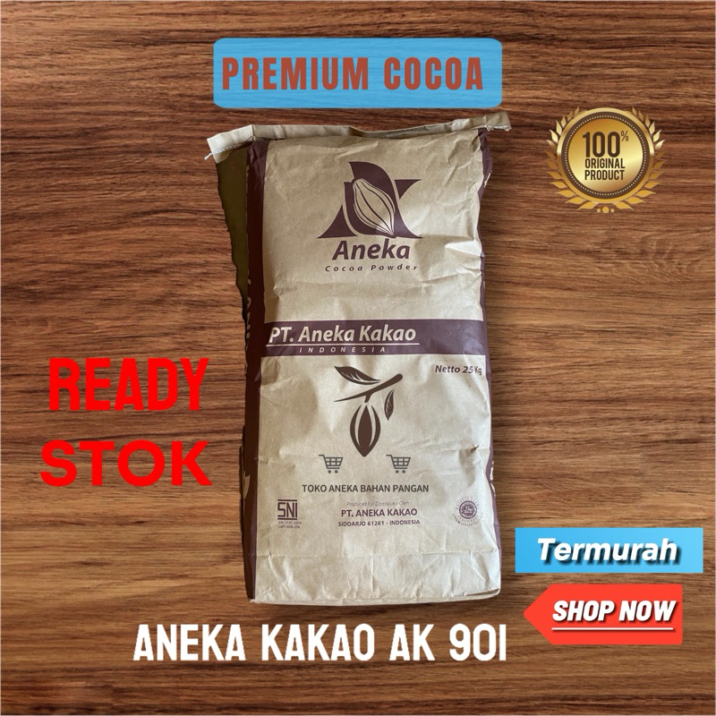 

ANEKA KAKAO AK 901 Black Oreo Kemasan Sak 25 Kg Pure 100% Tanpa Campuran