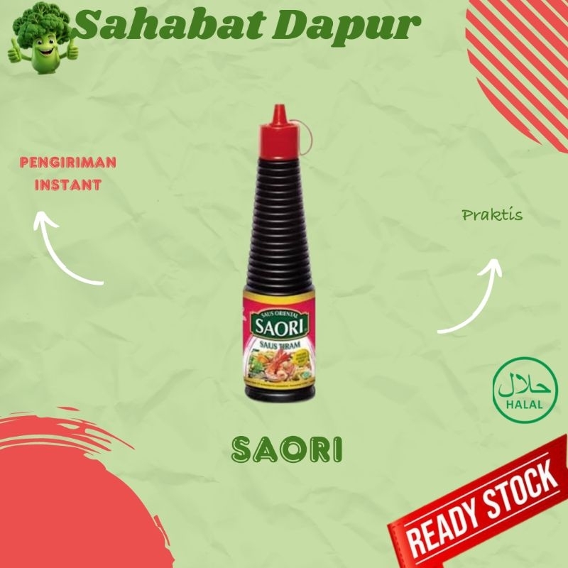 

Saori saus tiram botol 133 ml - Sahabat dapur Delivery