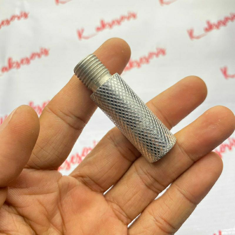 Nepel Sambungan Peredam Drat Luar Dalam Gejlog Silver