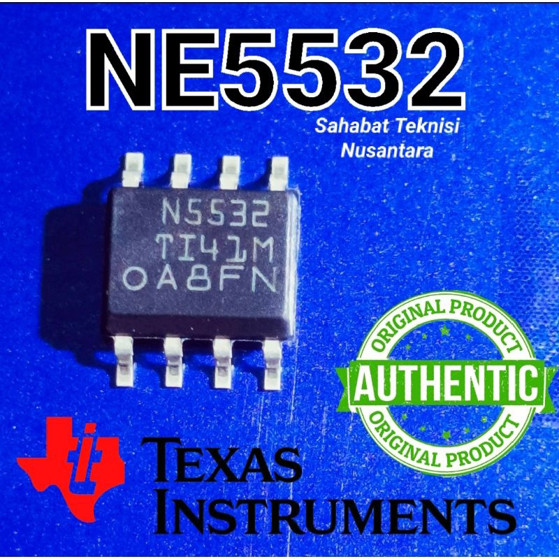 NE5532DR NE5532 SOP-8 new original Texas Instruments (new Logo) ic tone control / mixer