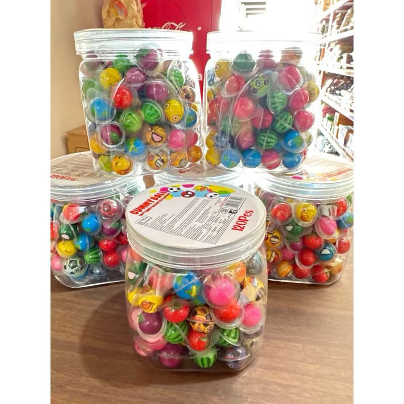 

Permen Gummy Ball Soft Candy Assorted Flavour Isi 120 Pcs