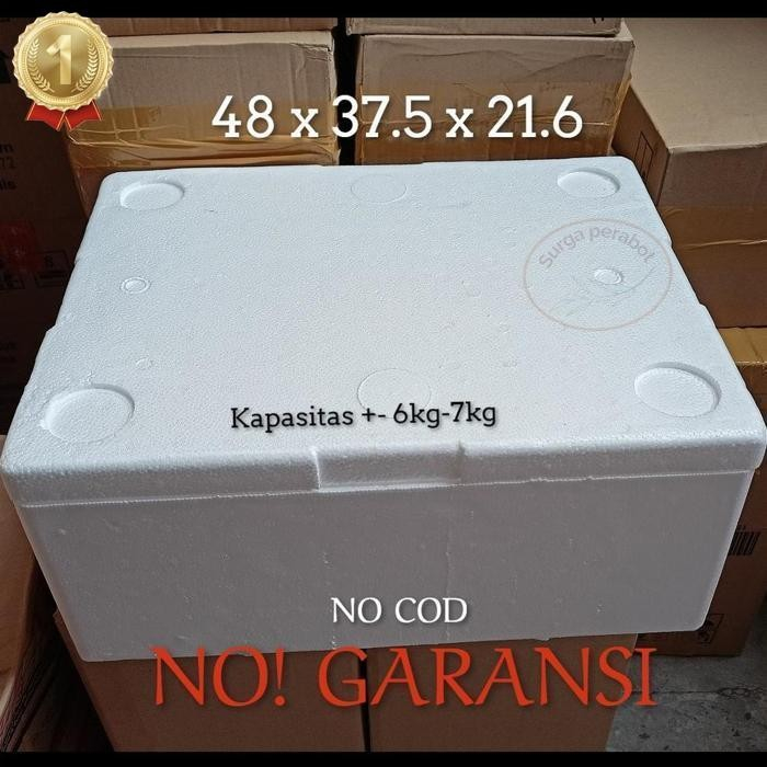 Bahan Terbaik Sterofoam Box 6Kg Kotak Styrofoam Kapasitas 6-7Kg Sterofom Box Sayuran Dan Buah Buahan