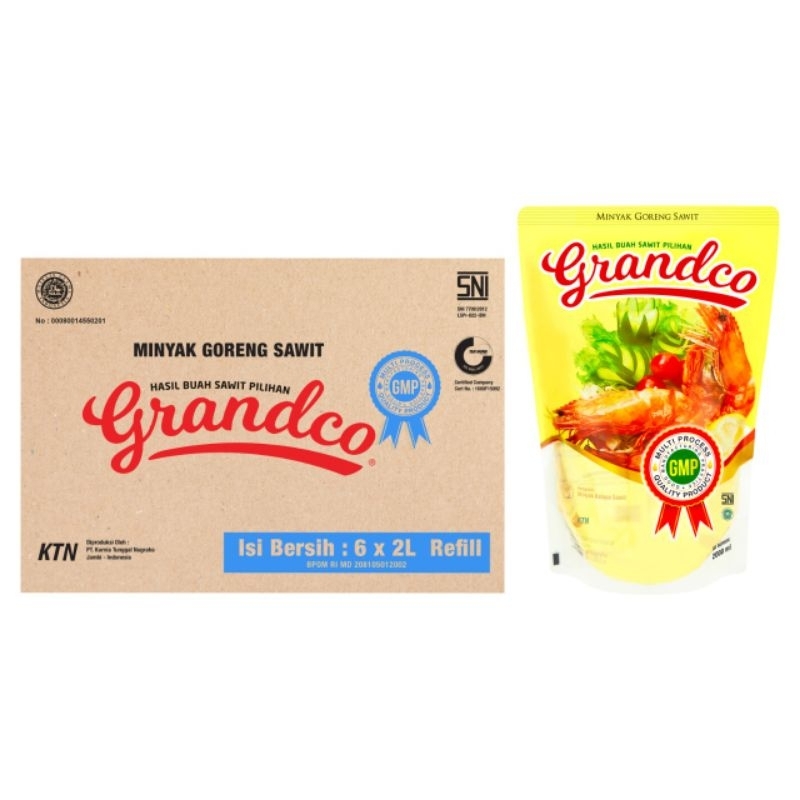 

Grandco Minyak Goreng Kemasan Pouch 2 L