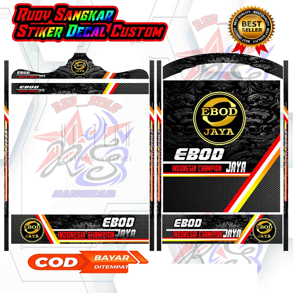 STIKER DECAL EBOD JAYA TERBARU