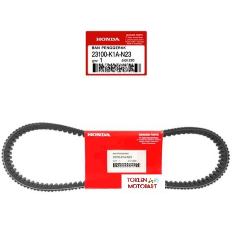 V-BELT/FANBELT ONLY (K1A) BEAT STREET 2020-SEKARANG ORIGINAL HONDA AHM