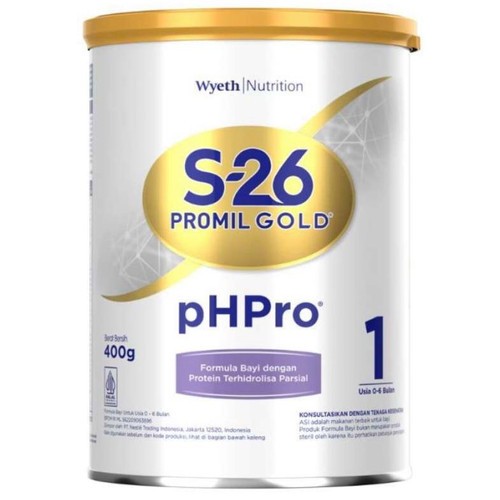 s26 promil gold 1 susu formula bayi ph pro 400gr