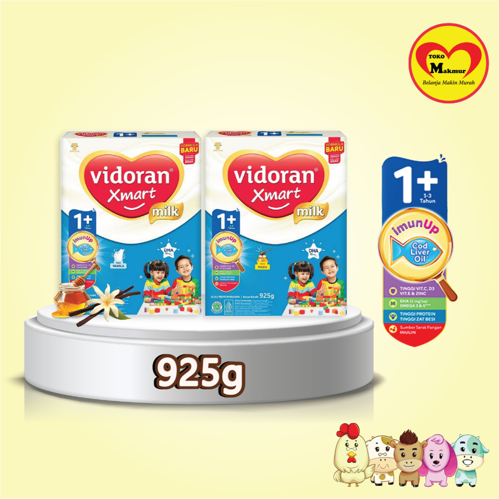 

Vidoran Xmart 1+ Vanila / Madu 925gr / Toko Makmur Baby Shop