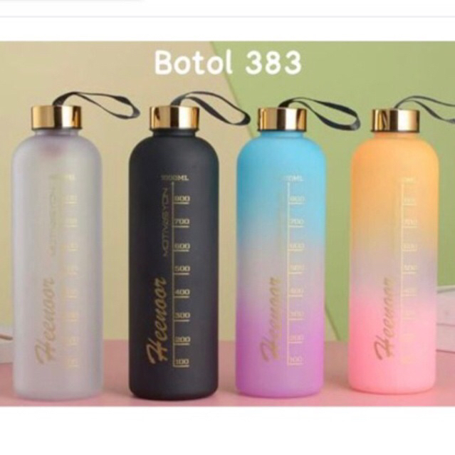 Botol Minum Heenoor 1L/ Botol Minum Gradasi 1L