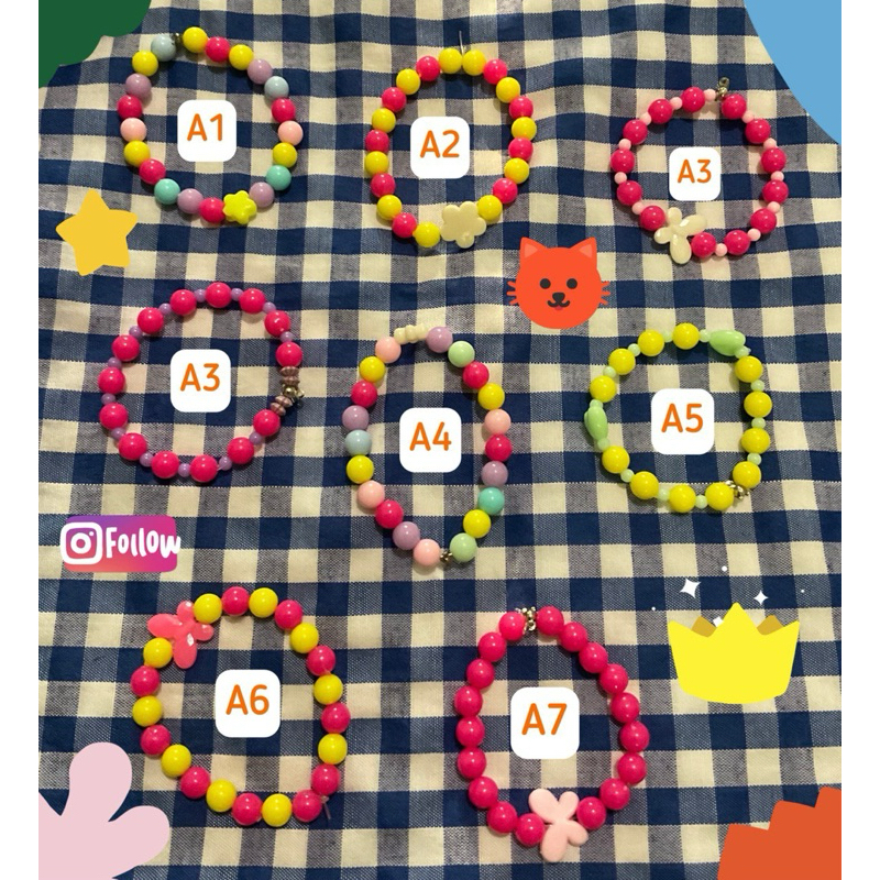 Gelang Manik Anak | Gelang Manik Lucu | Gelang Manik Korea | Gelang Manik Anak perempuan | Gelang Be