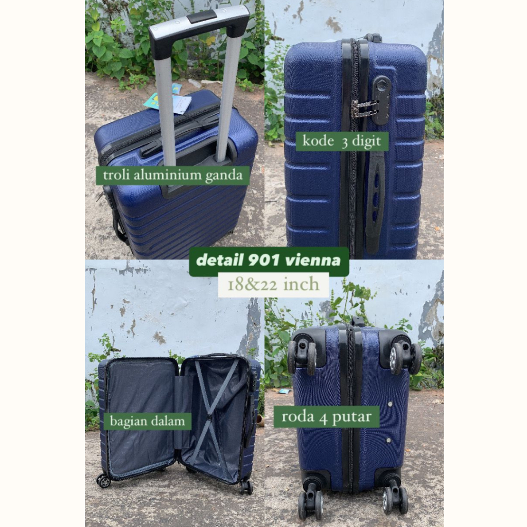 Recommended Bagpark Koper Fiber Polo Tronto Polo Vienna 18 Inch / Koper Fiber Polo 22 Inch / Koper