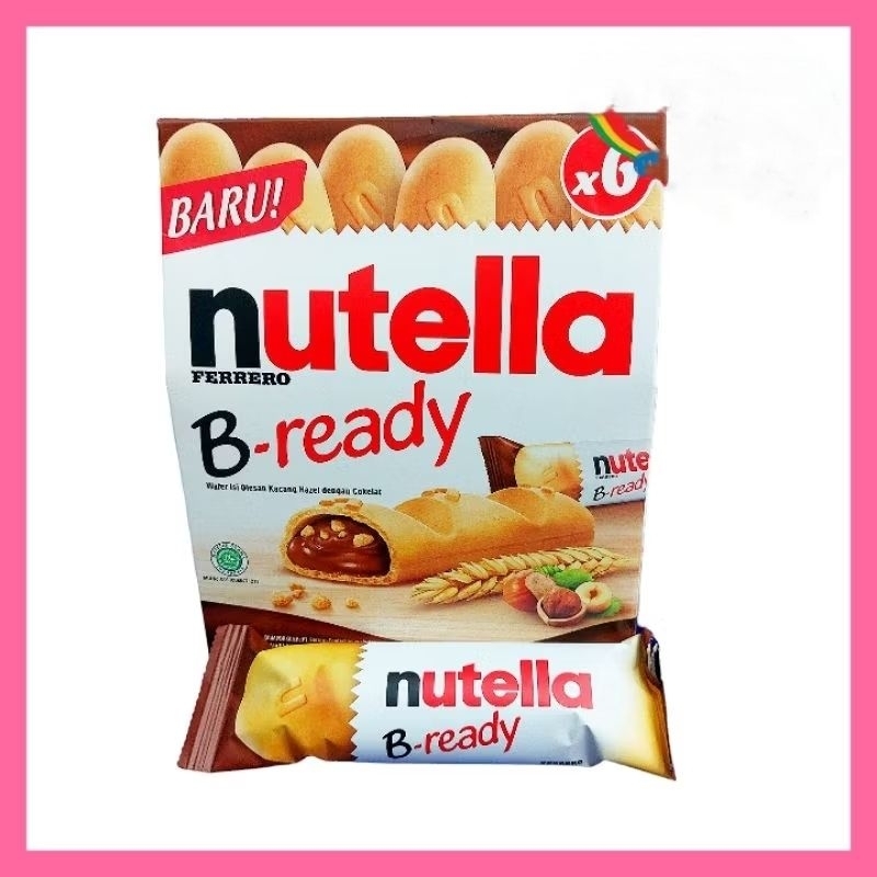 

nutella b-ready satuan Ferrero 22g coklat biskuit