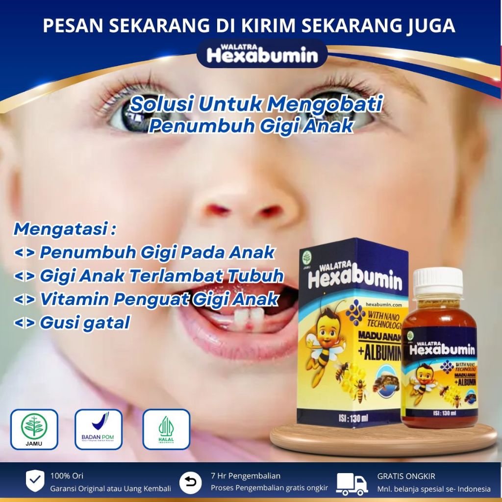 Obat Penumbuh Gigi Anak, Mempercepat Pertumbuhan Gigi, Penumbuh Gigi Ompong, Nutrisi Pertumbuhan Gig