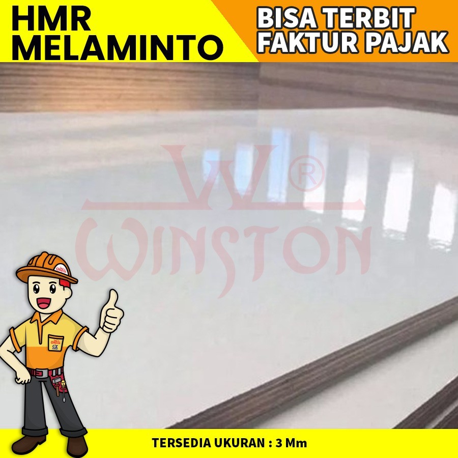 TERMURAH HMR MELAMIN PUTIH 3 MM  KILAP TRIPLEK MDF HIJAU MELAMIN KILAP