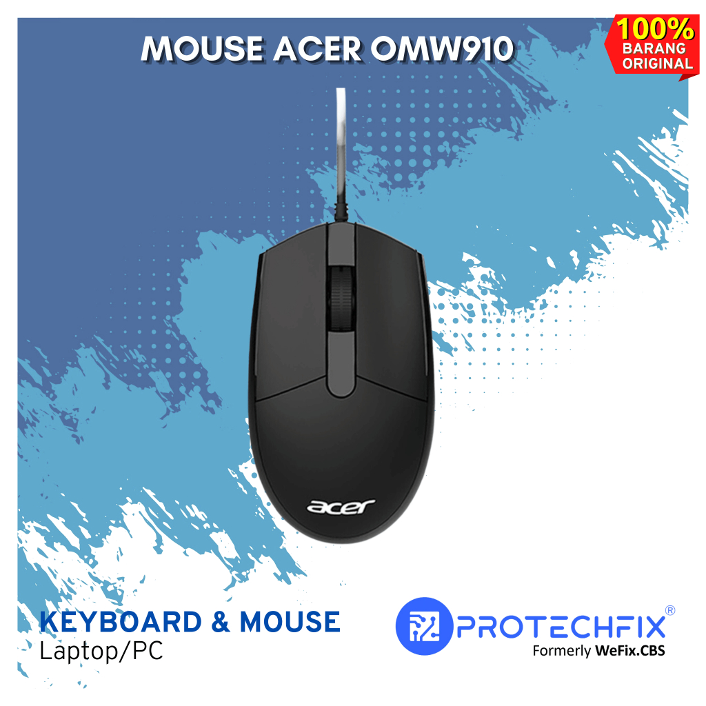 Mouse Acer Optical USB OMW910 Original 100% Garansi 1 Tahun