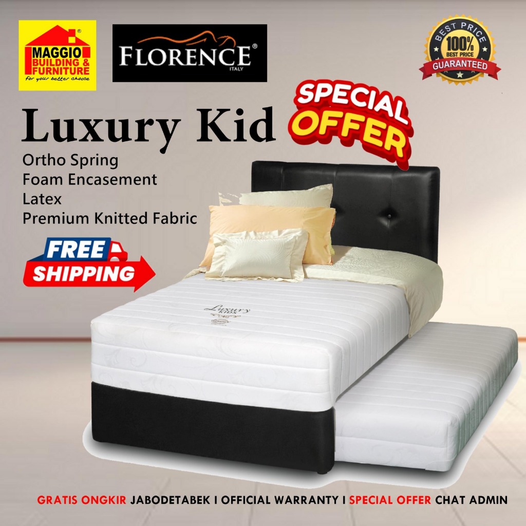 KASUR  FLORENCE 2 IN 1 LUXURY KIDS - FLORENCE SPRINGBED