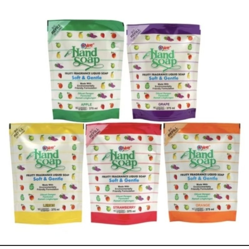 Yuri hand soap refill 375 ml