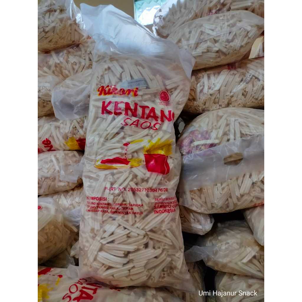 

KIKORI SNACK KETANG/POTATO KENTANG KEMASAN 1KG ANEKA CAMILAN GURIH